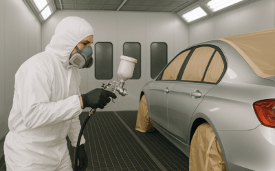 Lackierkabine mit Helfer mieten